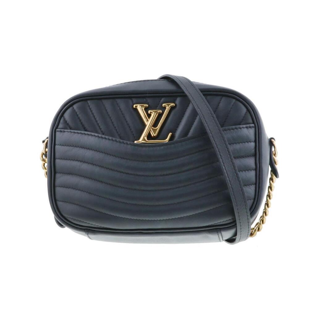 LOUIS VUITTON Wave Camera Bag Shoulder Messenger Noir Black